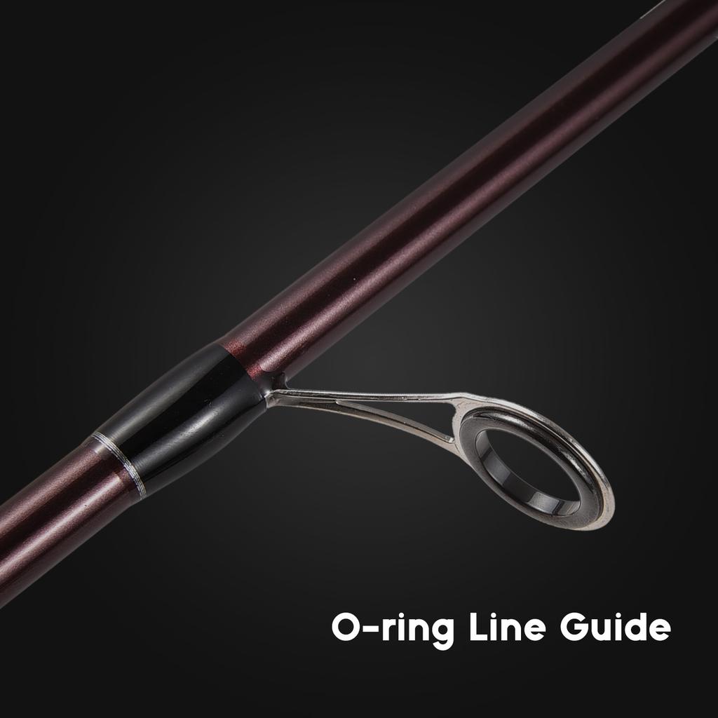 Углеродная спиннинговая удочка 1,8 м, цельнолитая удочка с удобной ручкой из ЭВА
