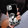Черно-белый чехол для телефона Hunter X для iPhone 17 Air 16 Pro Max 16E 15 + 14 Plus 11 12 13 Mini 7 8 SE Подарок Печатная крышка Fundas 16 Pr