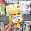 1Set Fruit Fork Dessert Spoon Reusable Tableware Children Snack Cake Dessert Food Pick Toothpick Bento Lunches Party Decor