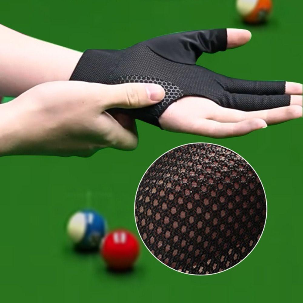 Left Right Hand Snooker Glove Anti-slip Training Glove Durable Billiard Glove  Fitness Accessories