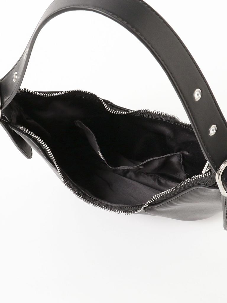 B:MING LIFE STORE by BEAMS Leather Back Belt Handle Bag, Women's, Black, One Size