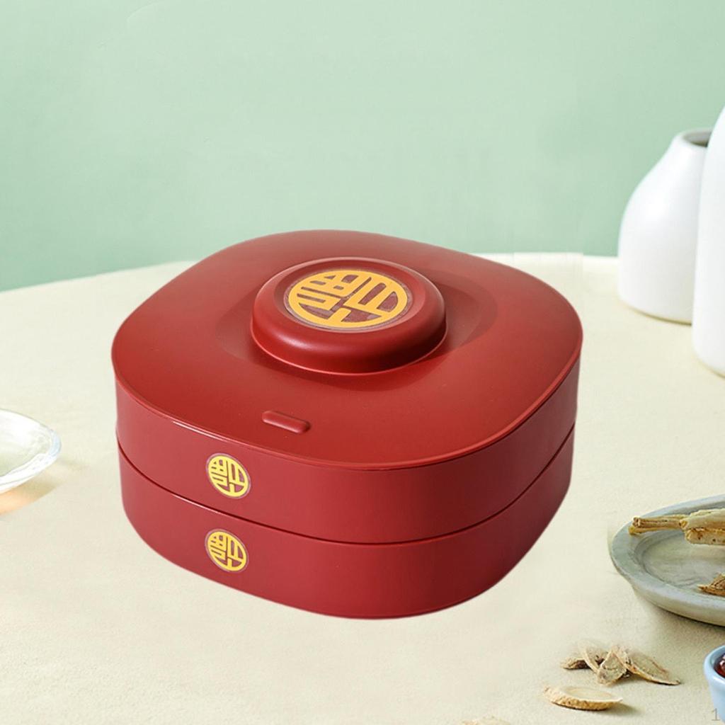 Разделенный поднос для закусок, пылезащитный контейнер для орехов и конфет с крышкой для