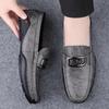 Classic Comfort Walking Shoe Moccasins Genuine Leather Soft Loafers Mens Luxury Designer Office Shoes High Quality Slip-On Flats