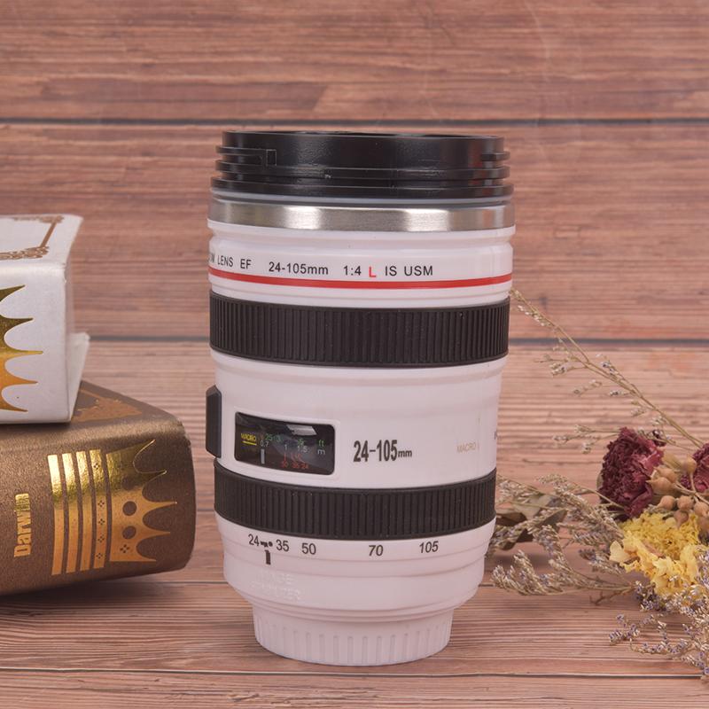 Камера из нержавеющей стали Ef24-105 мм, кофейная линза, кружка, кружки, подарочные кофейные чашки Canecas