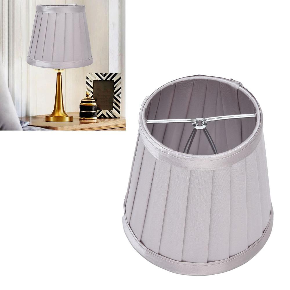 2PCS Clip On Design Table Lampshade Lightweight Modern Simple Lampshade Clip On Lampshade  Bedroom