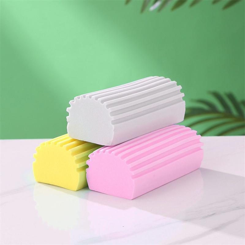 Губка для влажной пыли, автомобильная губка для бытовой чистки, щетки, многоразовые тряпки для чистки плинтусов, протирание жалюзи