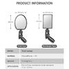 WEST BIKING Bicycle Rearview 360 Rotate Safety Cycing Rear View Mirror Bike Accessories For 18-25MM MTB Bike Handlebar Mirrors