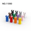 20 шт. Детали MOC 11090 44873 Держатель стержня с зажимом Совместимые кубики DIY Сборка Строительные блоки Частицы Детская головоломка Игрушка Подарок