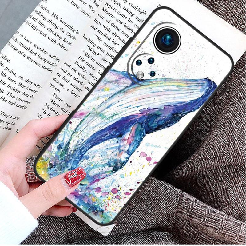 Кит Рыба Волна Море Чехол Для Honor Magic 8 6 7 Lite Honor 400 200 Pro 50 70 90 X8c X8b X9a X9c X9b X9d Win Чехол