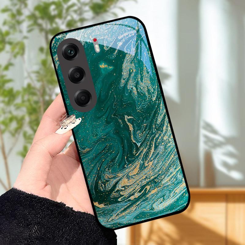 Закаленное Стекло Чехол Для Tecno Camon 40 4G Чехол Задняя Крышка Для Tecno Camon40 CM5 Fundas Полная Защита Жесткий ПК Чехол Для Телефона Бампер