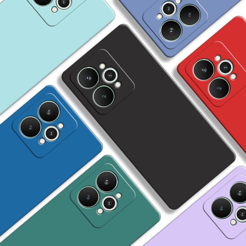 Для чехла Realme 15 Pro Для чехла Realme 15 6,8 дюйма Жидкий силиконовый каучук Ударопрочный бампер Для Realme 15 Pro