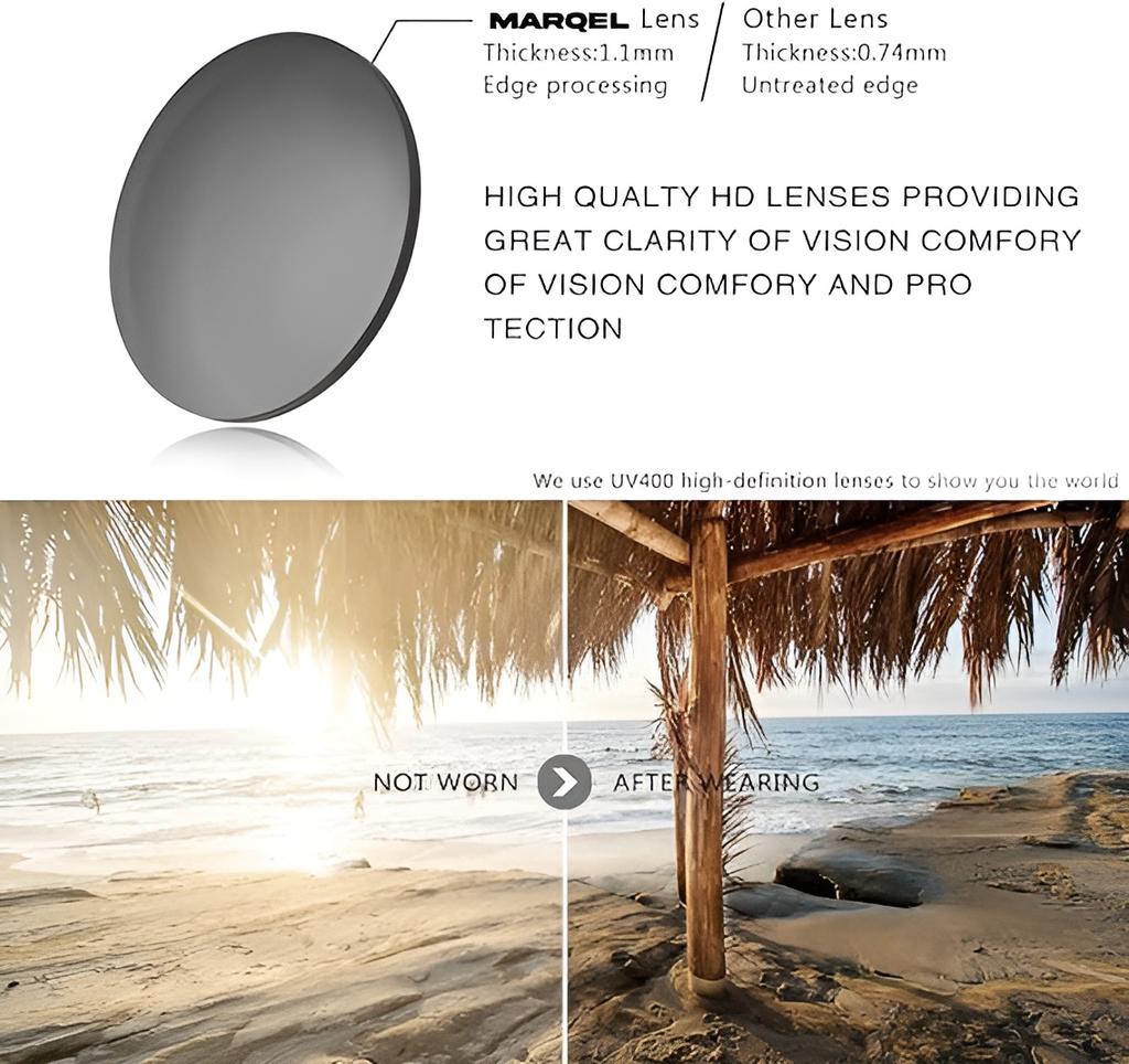 Мужские солнцезащитные очки MARQEL L2871, в комплекте оригинальный футляр