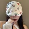 Versatile Womens Beret Hat Featuring Random Graffiti Design Ideal For Spring And Summer