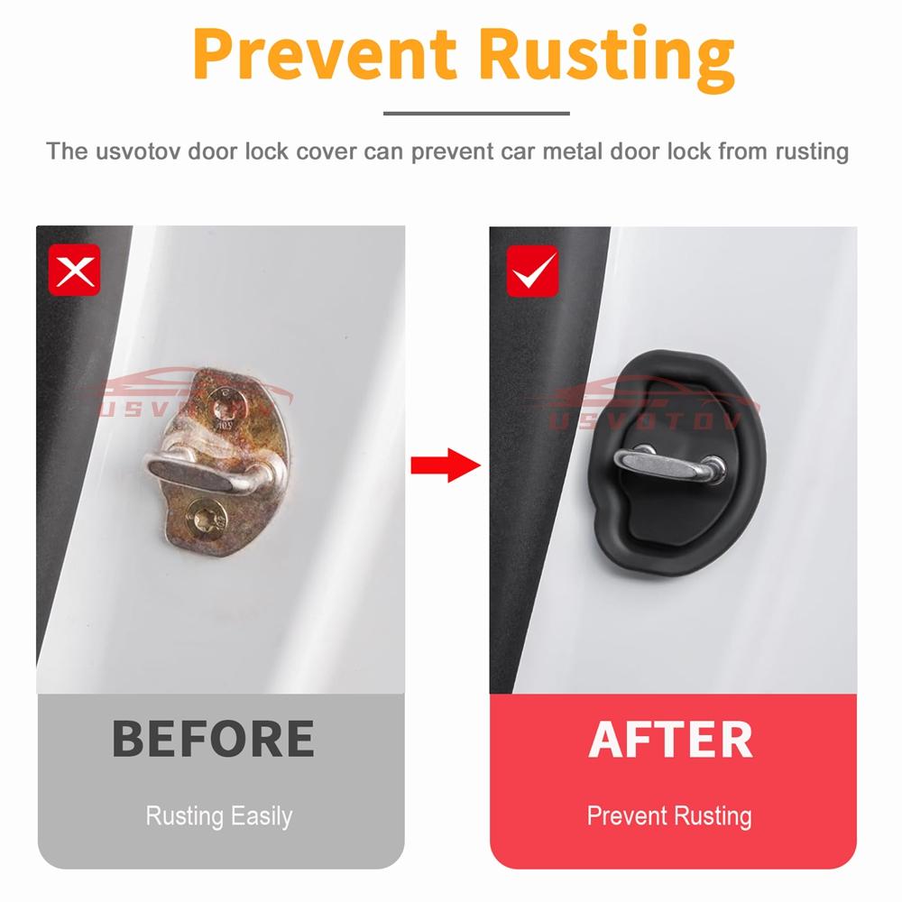 4 шт. Амортизатор двери автомобиля для Tesla Model 3/Y/X/S Гибкий протектор замка двери автомобиля Силиконовая крышка защелок замка двери автомобиля