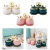 3 Pieces Ceramics Kitchen Spice Jars Sugar Pots Cute Seasoning Pepper Boxes Condiment Container for