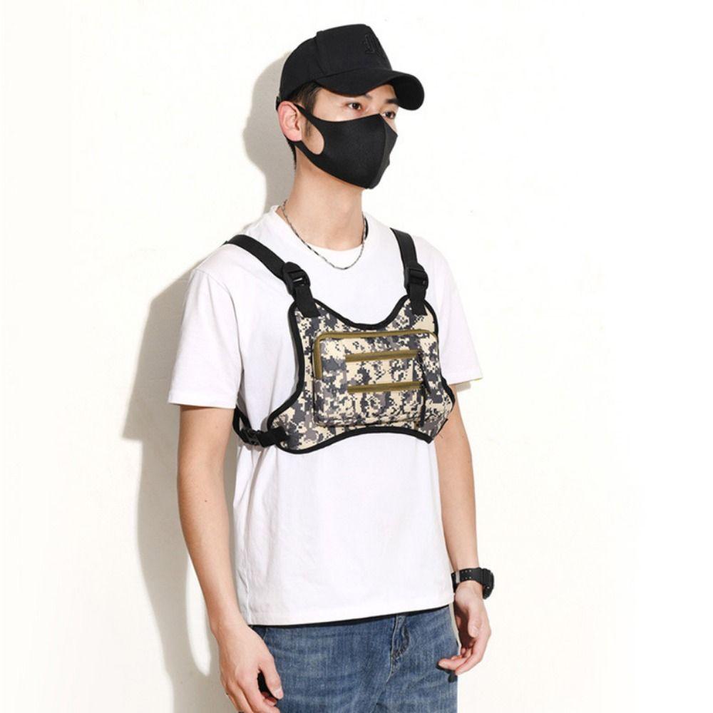 Adjustable Multi-functional Chest Bag Multi-functional Running Vest Bag MOLLE Chest Bag Outdoor