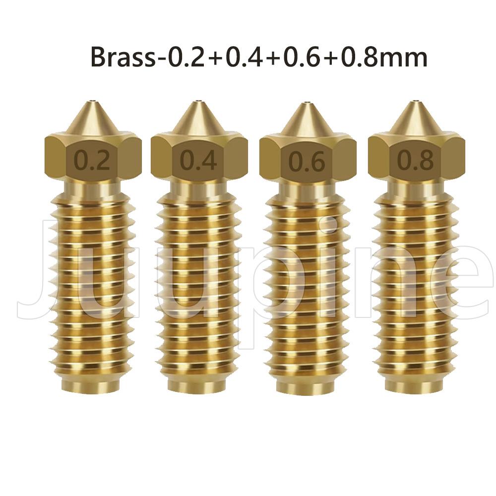 For Anycubic Kobra S1 Nozzle Hardness Brass 0.8 0.6 0.4 0.2 Kobra S1 Combo Metal Nozzle Kobra S1 Hotend 3d Printer Accessrories