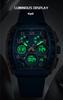 FOXBOX Barrel-Shaped Multifunction Digital Sports Watch with Alarm & Waterproof Features