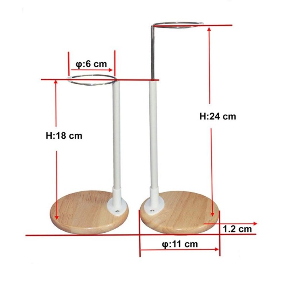 Wooden Base Doll Stands Adjustable Action Figure Stand New Doll Display Holder  Organizer Bracket