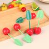 10 шт./компл., вилка для фруктов, пищевые зубочистки, украшение для обеда, бенто для детей, аксессуары, декор для торта, вечеринки, многоразовые вилки