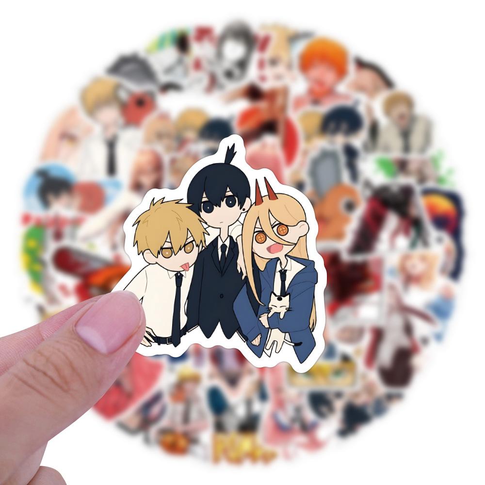 10/50 шт., наклейки с изображением человека бензопилы, гаффити, наклейки для DIY, багажа, ноутбука, скейтборда, велосипеда, наклейки