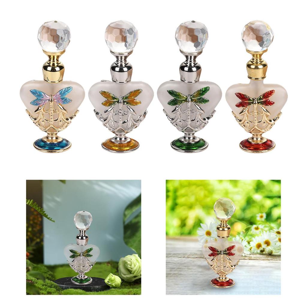 Декоративный флакон для духов, портативные флаконы, многоразовые флаконы, декоративный пустой контейнер, стеклянный флакон для духов, стеклянные флаконы 5 мл