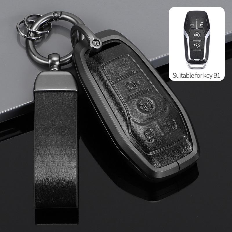 Metal Protective Key Shell for 2015-2017 Ford Mustang - Unisex Design