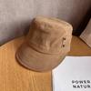 Solid Fashion Color Suede Women Casual Flat Top Hat For Autumn Winter And