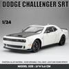 1:24 Dodge Challenger SRT Hellcat Alloy Muscle Car Model Die-cast Metal Sports Car Ornaments Vehicle Model Sound and Light Children's Toy Boy Gift