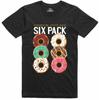 Funny Novelty Donut 6 Pack Ring Spin Cotton Pre Shrunk Tee Unisex T-shirt