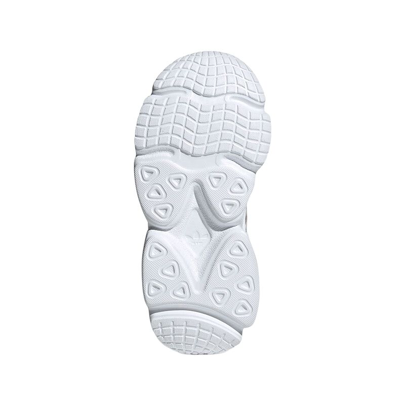 Adidas Оригинальные кроссовки Ozmillen с амортизацией, износостойкие, низкие, для бега, детские, бело-серые с красным, детские кроссовки JR8365