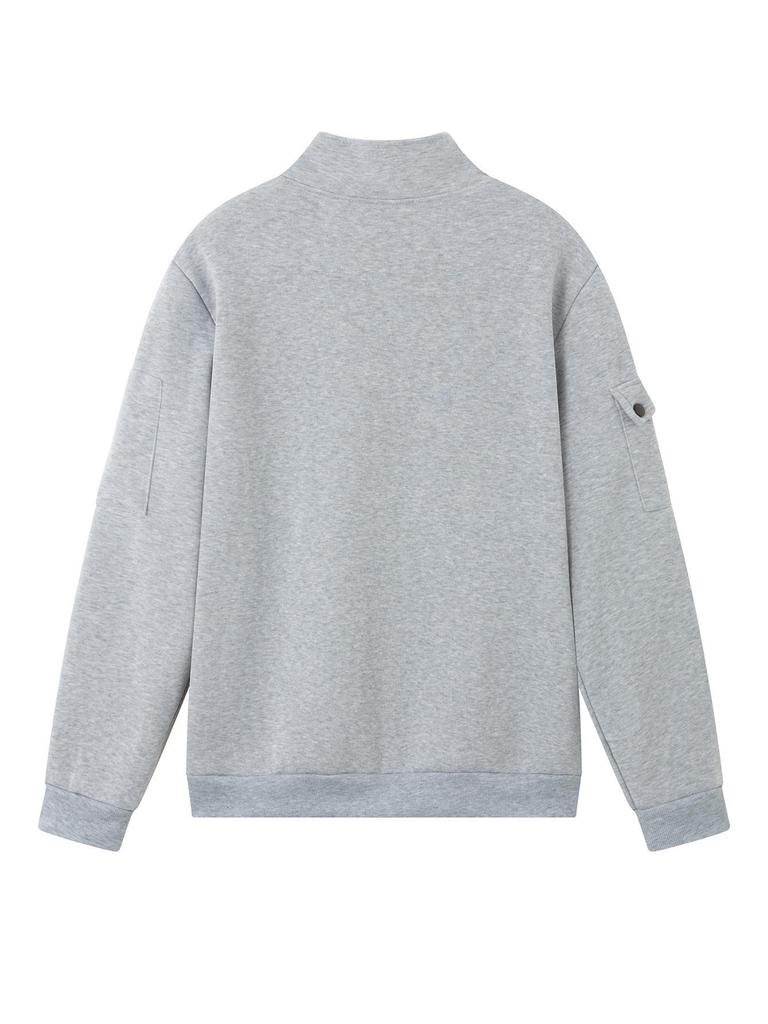 Мужская спортивная толстовка с воротником-стойкой Весна-Осень 2025 - Повседневный топ