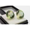 Tourmaline Bi-Color Perfect Matched Round Cut 13-14 Ct Pair Fabulous Gemstone