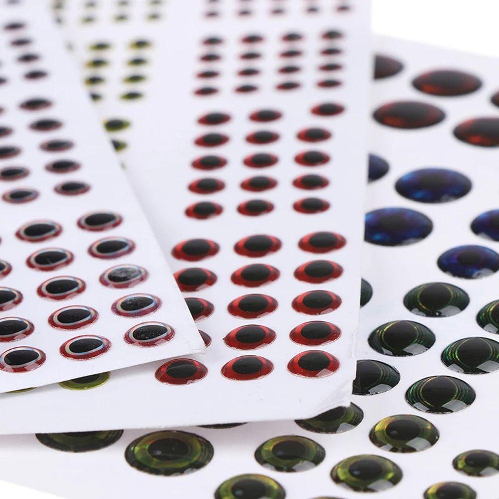 Sticker 3D 4D 5D Fly Fishing Lure Fish Eyes Fishing Lure Eyes Artificial Fish Eyes 3D Fish Eyes