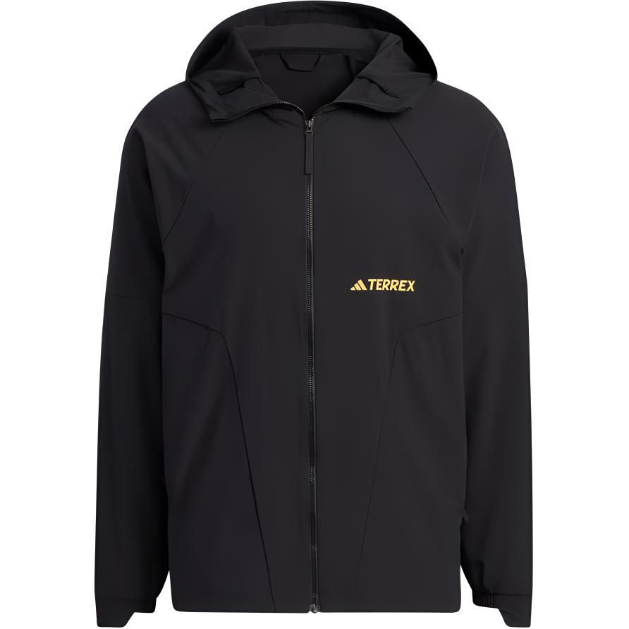 adidas Куртка с капюшоном и длинным рукавом, мужские куртки, черная IC1969