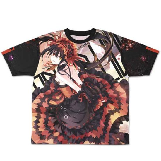 Date A Live Original Version Kurumi Tokisaki Double Sided Full Graphic M Size T-shirt Ver.2