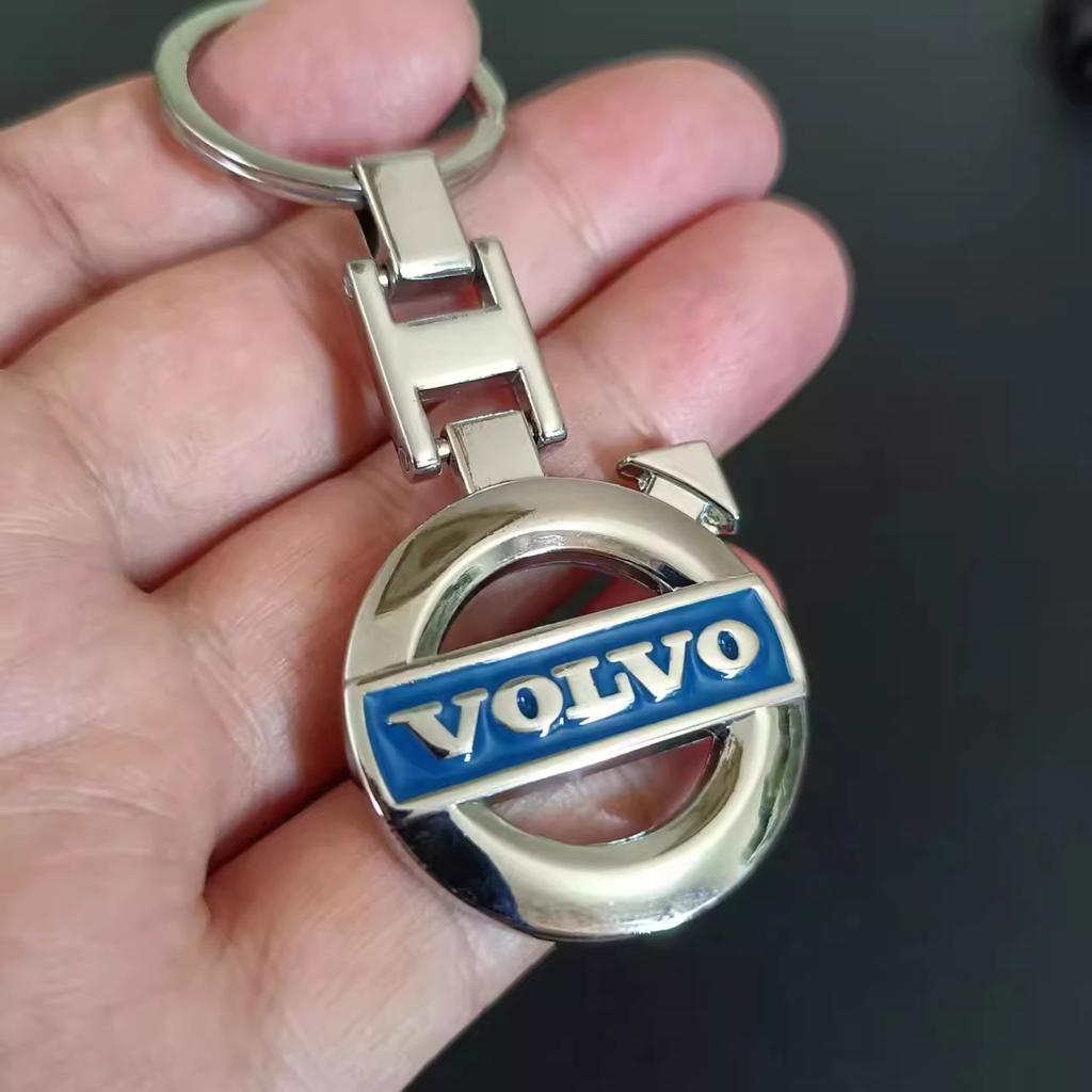 Car Emblem Keychain Styling Key Ring Accessories For Volvo V90 V60 V40 XC90 XC60 S60 S90 C30 V50 V70 XC40 S80 T6 EX30 EX90 EM90