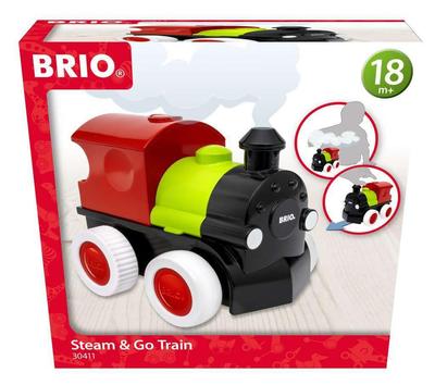 BRIO Steam & Go Train 30411 Целевой возраст: От 18 месяцев (игрушечные поезда, транспортные средства)