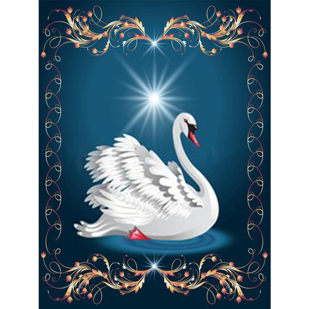 Полная площадь Алмазная картина Лебедь Алмазная вышивка Сердце Мозаика Вышивка крестом Животное ручной работы Подарок Decortion