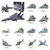 New Military Series Building Blocks Creative Multi-Purpose Fighter A-10 Support Attack Aircraft F14 Model Toys For Boy Xmas Gift