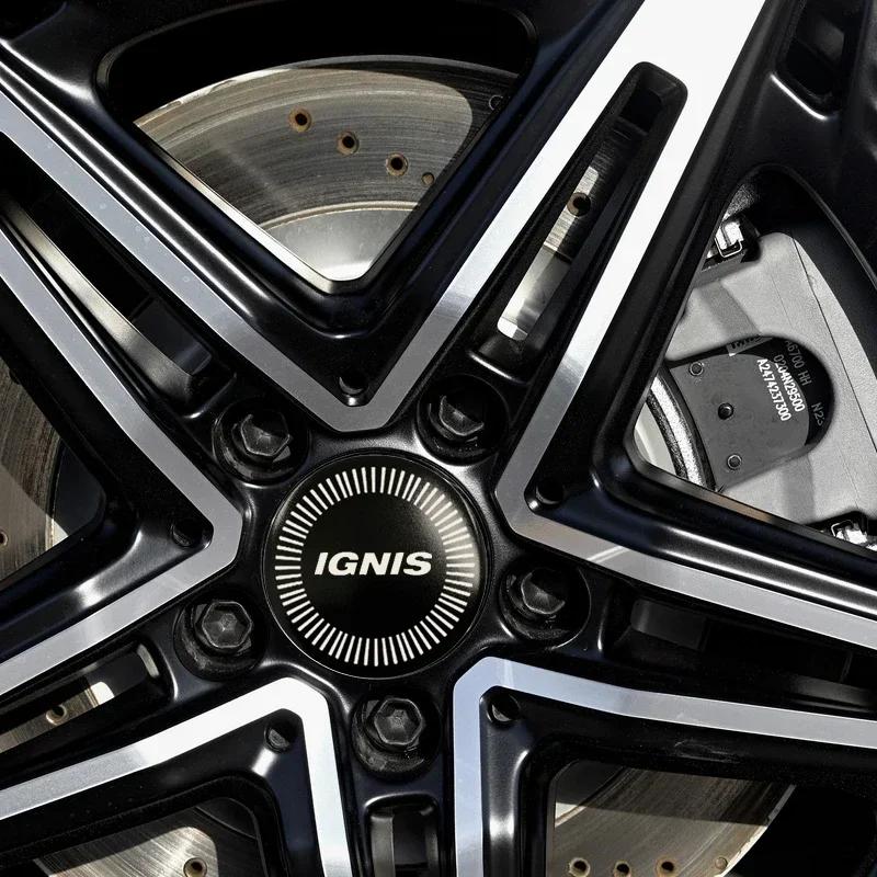 4Pcs 56/60/65mm Alloy Car Wheel Hub Center Caps Stickers For Suzuki IGNIS Logo Emblem Badge Auto Exterior Accessories