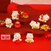 Resin Mini Lucky Cat Ornaments Fortune Fortune Cat Gifts Micro Landscape Car Decor