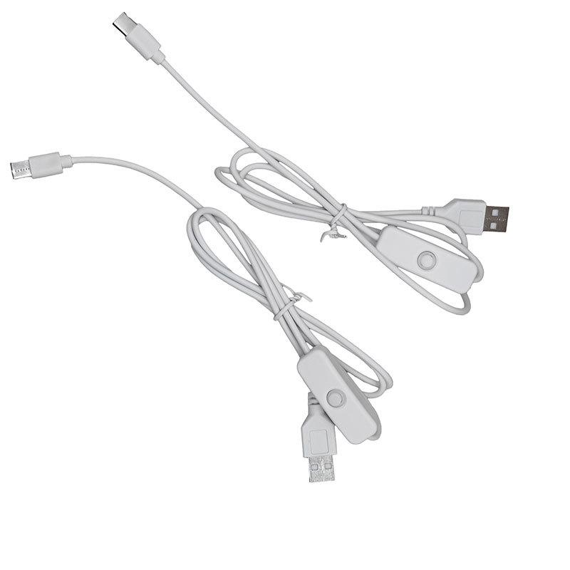 USB-зарядка для светодиодной подсветки Huawei 5V с проводным выключателем