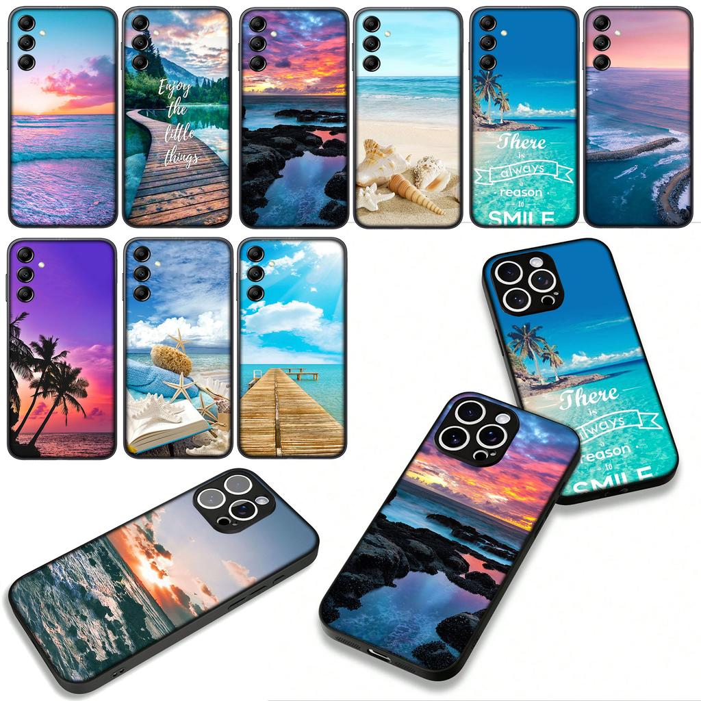 Mountain Sea Beach Travel Phone Cover for OPPO A54 A40 A60 A80 A18 A16 A17 A38 A78 A79 A57 A58 A3 Pro A96 A15 A12 Case