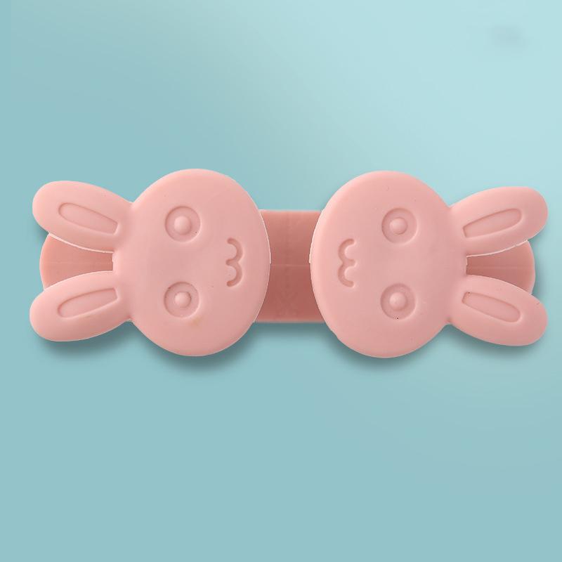 Winding Hook Clips Cartoon Fixing Clamp for Power Cord Plug Wire Cable Organizer Holder Kitchen Home Appliance Plug Organizer