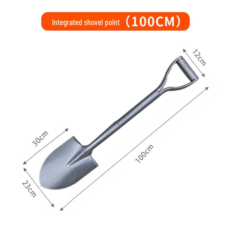Integrated Manganese Steel Garden Shovel