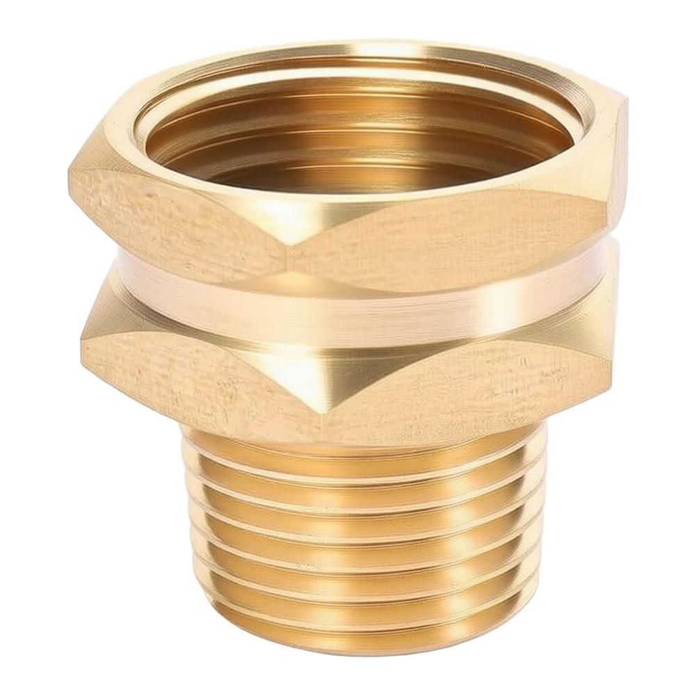 Brass Garden Hose Adapter 3/4 GHT Female To 1/2 NPT Male Connector Leak Proof Fitting For Garden Irrigation Pipe Adapter