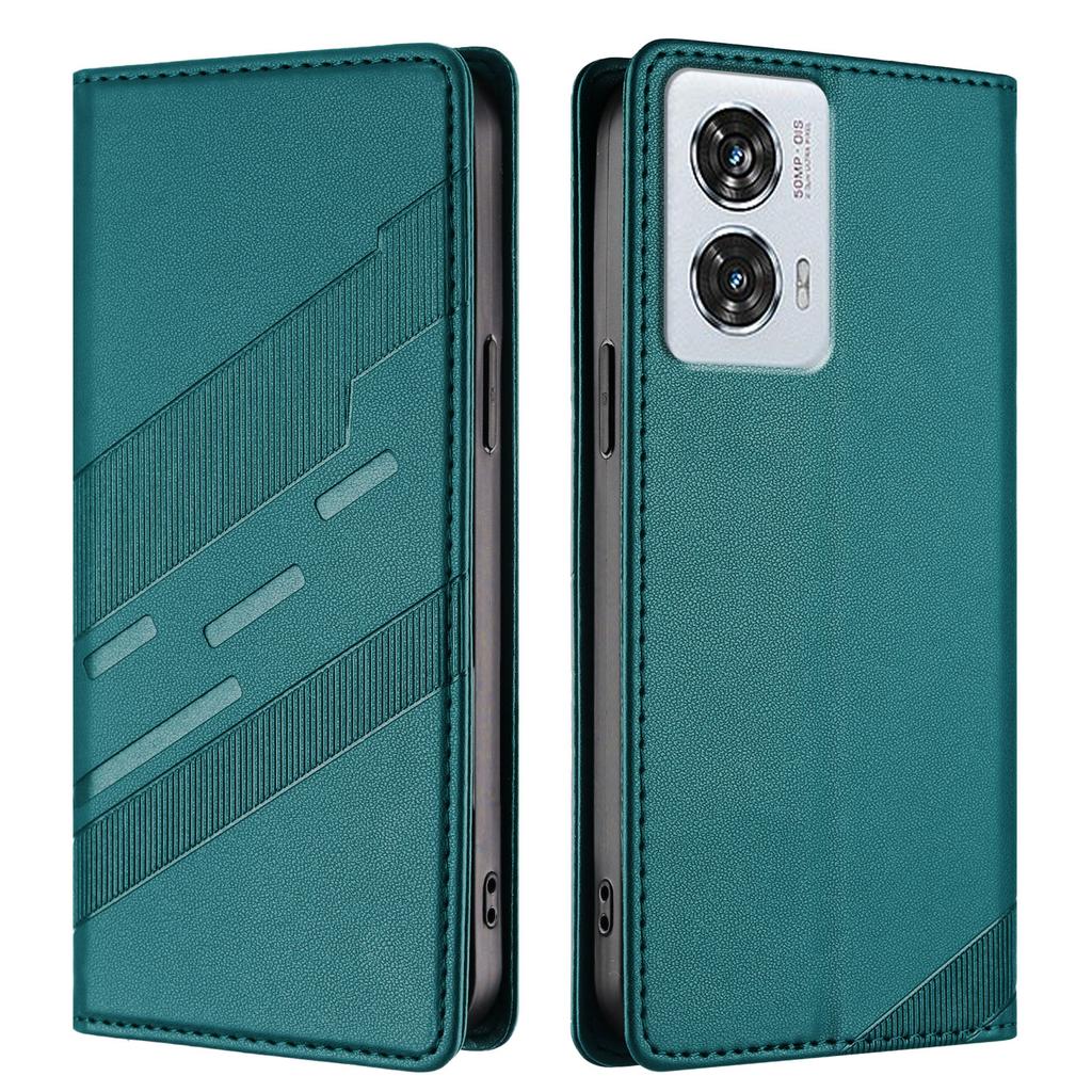 For Motorola Edge 50 Fusion 5G Phone Cases Punk Style Imprinted Wallet Stand Leather Cover