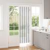 Insect Screen Curtain Chenille Grey and White 56 x 200 cm