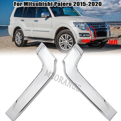 Декоративные накладки на молдинг переднего бампера для Mitsubishi Pajero V98 2015-2020 для Shogun Mitsubishi Pajero Montero Car Part